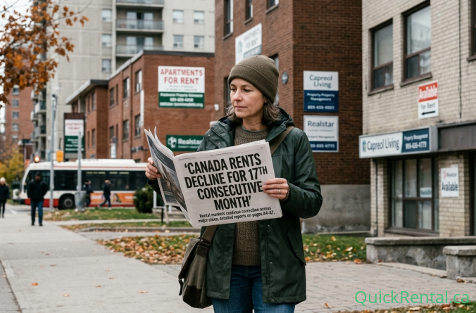 Canada Rents Decline for 17th Consecutive Months ? What Next ?